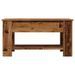 Table basse vieux bois 101x49x52 cm bois d'ingénierie - Photo n°5