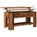 Table basse vieux bois 101x49x52 cm bois d'ingénierie - Photo n°8