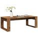 Table basse vieux bois 102x50x35 cm bois d'ingénierie - Photo n°1