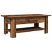 Table basse vieux bois 102x55x42 cm bois d'ingénierie - Photo n°6