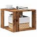 Table basse vieux bois 40x40x30 cm bois d'ingénierie - Photo n°1