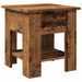 Table basse vieux bois 40x40x42 cm bois d'ingénierie - Photo n°6