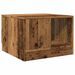 Table basse vieux bois 50x50x36 cm bois d'ingénierie - Photo n°7