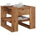 Table basse vieux bois 55,5x55x45 cm bois d'ingénierie - Photo n°1
