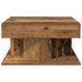 Table basse vieux bois 55x55x30 cm bois d'ingénierie - Photo n°4