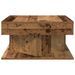 Table basse vieux bois 55x55x30 cm bois d'ingénierie - Photo n°5