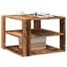Table basse vieux bois 58x58x40 cm bois d'ingénierie - Photo n°1