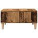 Table basse vieux bois 60x60x30 cm bois d'ingénierie - Photo n°5