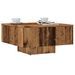 Table basse vieux bois 60x60x31,5 cm bois d'ingénierie - Photo n°1