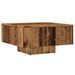 Table basse vieux bois 60x60x31,5 cm bois d'ingénierie - Photo n°2