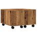 Table basse vieux bois 60x60x38 cm bois d'ingénierie - Photo n°2