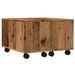 Table basse vieux bois 60x60x38 cm bois d'ingénierie - Photo n°7