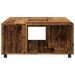 Table basse vieux bois 80x80x40 cm bois d'ingénierie - Photo n°5