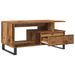 Table basse vieux bois 90x49x45 cm bois d'ingénierie - Photo n°7