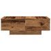 Table basse vieux bois 90x60x31 cm bois d'ingénierie - Photo n°4