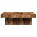 Table basse vieux bois 90x90x28 cm bois d'ingénierie - Photo n°5