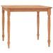 Table Batavia 85x85x75 cm Bois de teck massif - Photo n°1