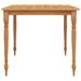 Table Batavia 85x85x75 cm Bois de teck solide - Photo n°3