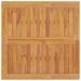 Table Batavia 85x85x75 cm Bois de teck solide - Photo n°5