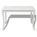 Table bois et pieds plastique blanc Pomme 116 cm - Photo n°2