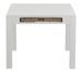 Table carrée avec panier bois blanc Gabio L 100 cm - Photo n°3