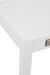 Table carrée avec panier bois blanc Gabio L 100 cm - Photo n°5