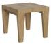 Table carrée bois naturel 90/90 cm extensible 10 personnes 90 à 246 cm Kristo - Photo n°1