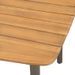 Table carrée et 4 chaises de jardin acacia clair Palino - Photo n°4