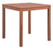 Table carrée et 4 chaises de jardin acacia clair Polina - Photo n°2