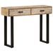 Table console 100x30x75 cm Bois de manguier massif - Photo n°1