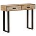 Table console 100x30x75 cm Bois de manguier massif - Photo n°10