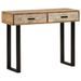 Table console 100x30x75 cm Bois de manguier massif - Photo n°11