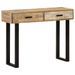 Table console 100x30x75 cm Bois de manguier massif - Photo n°12