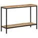 Table console 100x35x70 cm bois de manguier massif brut - Photo n°1