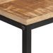 Table console 100x35x70 cm bois de manguier massif brut - Photo n°4