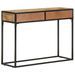 Table console 100x35x75 cm Bois de manguier massif 2 - Photo n°6