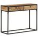 Table console 100x35x75 cm Bois de manguier massif 2 - Photo n°11