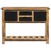 Table console 100x35x75 cm bois de manguier massif - Photo n°2