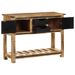 Table console 100x35x75 cm bois de manguier massif - Photo n°3