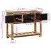 Table console 100x35x75 cm bois de manguier massif - Photo n°12