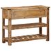 Table console 100x35x75 cm bois de manguier massif - Photo n°5