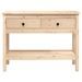 Table console 100x35x75 cm Bois massif de pin - Photo n°6