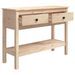 Table console 100x35x75 cm Bois massif de pin - Photo n°7