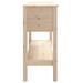 Table console 100x35x75 cm Bois massif de pin - Photo n°8