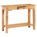 Table console 100x40x76 cm Bois d'acacia massif - Photo n°3