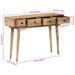 Table console 110x30x75 cm bois de manguier massif - Photo n°11