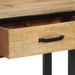 Table console 110x30x75 cm bois de manguier massif brut - Photo n°7