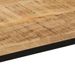 Table console 110x30x75 cm bois de manguier massif brut et fer - Photo n°5
