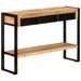 Table console 110x30x76 cm Bois de manguier solide - Photo n°9