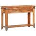 Table console 110x34x74 cm Bois d'acacia massif - Photo n°1